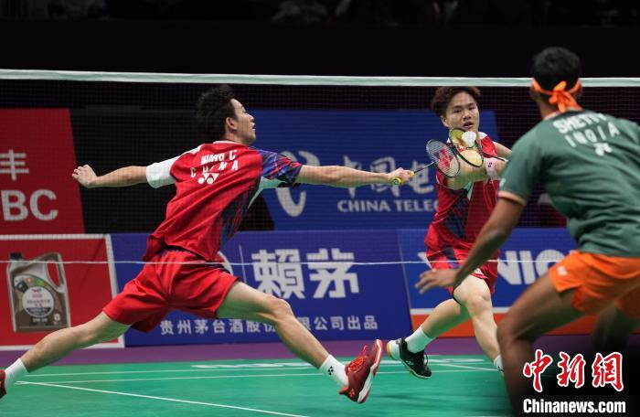 成都地区汤姆斯杯男队1／4决赛3-1击败上届印度晋