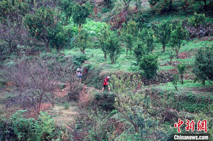 织金洞世界地质公园举行的奔跑贵州山地跑系列