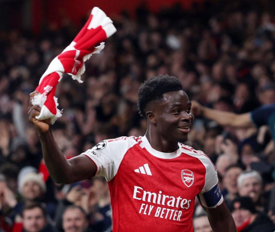 萨卡创欧冠淘汰赛数据纪录 阿森纳双杀勒沃库森